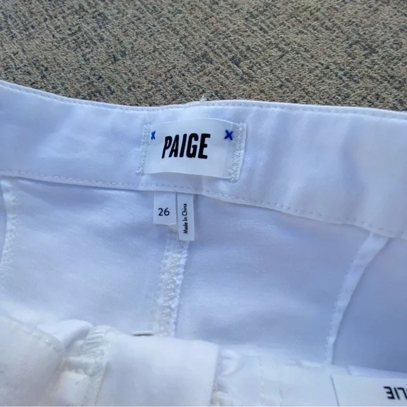 NWOT Paige Mayslie Belted Denim Jogger Pants size 26 2 - Picture 4 of 14